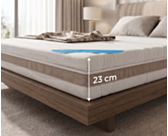 Matelas Biloba 200x200 cm