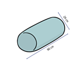 Bolster Duvdor - 90 cm