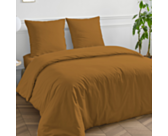 Dekbedovertrek Katoen Curry - 140x200 cm