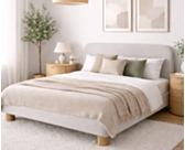 Bed Montaigne Licht Grijs - 140x200 cm