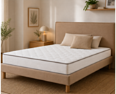 Beddengoedset Leon - beige - (x2) 80x200 cm (160x200 cm) 