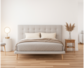 Hoofdeinde Zelie grijs 180cm - H115