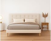 Tête de lit Zélie Beige 140cm - H115