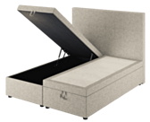 Bed met Opbergruimte Cassia Beige - 180x200 cm