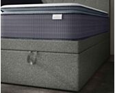 Bed met Opbergruimte Cassia Grey - 90x190 cm