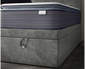 Bed met opbergruimte Cassia Velours Grijs - 180x200 cm