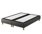 Boxspring Coventry Cabernet Zwart - 140x200 cm