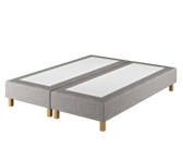 Boxspring Coventry Merlot Gris - 160x200 cm