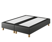 Boxspring Dayton Cabernet Zwart - 90x200 cm