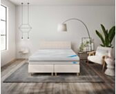 Boxspring Dayton Merlot Ecru - 90x200 cm