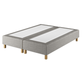 Boxspring Dayton Merlot Grijs - 180x200 cm