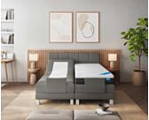 Boxspring Eton Elektrische Cabernet Antraciet - 180x200 cm