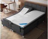 Boxspring Eton Elektrische Cabernet Zwart - 90x200 cm