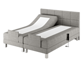 Boxspring Eton Elektrische Merlot Grijs - 140x200 cm