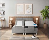 Boxspring Eton Elektrische Merlot Grijs - 160x200 cm