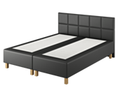 Boxspring Forbes Cabernet Zwart - 90x190 cm
