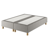 Boxspring Forbes Merlot Gris - 200x200 cm