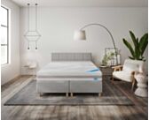 Boxspring Forbes Merlot Gris - 180x200 cm