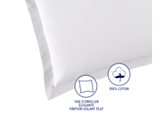 Kussensloop Katoen Wit - 50x70 cm