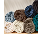 Hoeslaken Taupe Katoen 30 - 70x200 cm