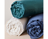 Hoeslaken Blauw Katoen 30 - 70x190 cm