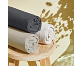 Hoeslaken Percale Donkergrijs 35 - 140x200 cm