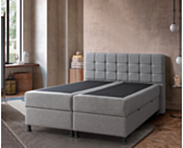Bed met Opbergruimte Omega Grey - 140x200 cm