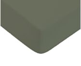 Hoeslaken Katoen Kaki Bonnet 25 - 70x200 cm