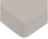 Hoeslaken-Percale Licht Grijs 35 - 160x200 cm