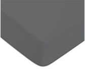 Hoeslaken Percale Donkergrijs 35 - 140x200 cm
