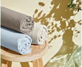 Hoeslaken Katoen Terracotta Bonnet 25 - 180x200 cm