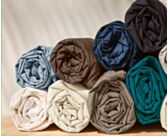 Hoeslaken Taupe Katoen 25 - 70x200 cm