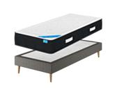 Set Ebene / Cosmos Deco Gris - 90x200 cm