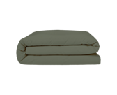 Dekbedovertrek Katoen Kaki - 140x200 cm
