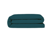 Dekbedovertrek Katoen Petrole - 200x200 cm