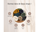 Hoeslaken Katoen Kaki Bonnet 25 - 120x200 cm