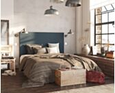 Hoofdeinde Kahaia Nika Royal Blue 180 - H100 cm