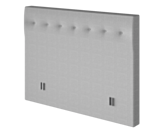 Hoofdeinde Kalmia Ashgrey 180 - H120 cm