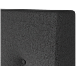 Hoofdeinde Kalmia Grijs 100 - H100 cm