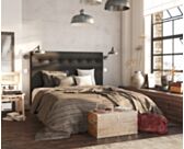 Hoofdeinde Kalmia S Zwart 200 - H120 cm