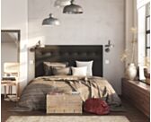 Hoofdeinde Kalmia S Zwart 200 - H100 cm