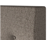 Hoofdeinde Kalmia Taupe 140 - H120 cm