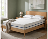 Composition matelas Leo 90x190 cm mousse mémoire de forme régulation thermique et ressorts ensachés