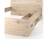 Bed Michigan Eik - 140x200 cm