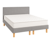 Beddengoedset Leon - grijs - (x2) 90x200 cm (180x200 cm) 