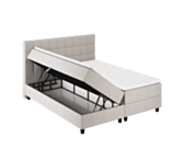 Bed met Opbergruimte Omega Beige - 180x200 cm