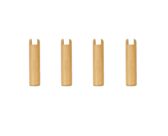 Set van 4 Sedac Blanke Lak Poten - H22 cm