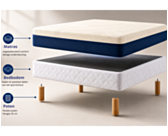 Set matras Aurore / Bedbodem Cirse - 140x190 cm