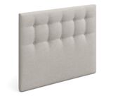 Tete de lit Zeliz gris 115h 160cm 