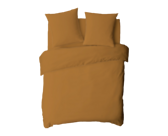 Dekbedovertrek Katoen Curry - 220x240 cm